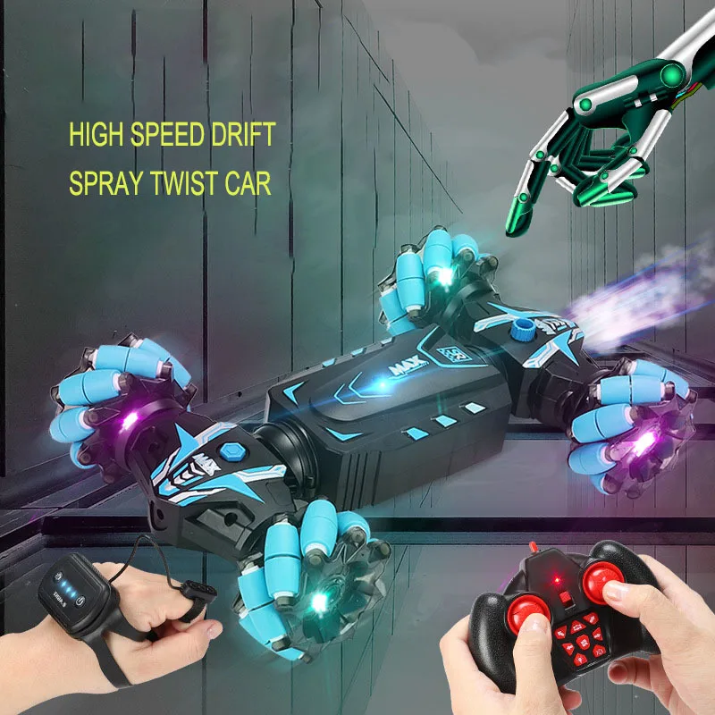 

Пульт дистанционного управления твист Rc автомобиль с датчиком жеста Альпинизм вездеход деформация бокового дрифта трюки детские игрушки а...