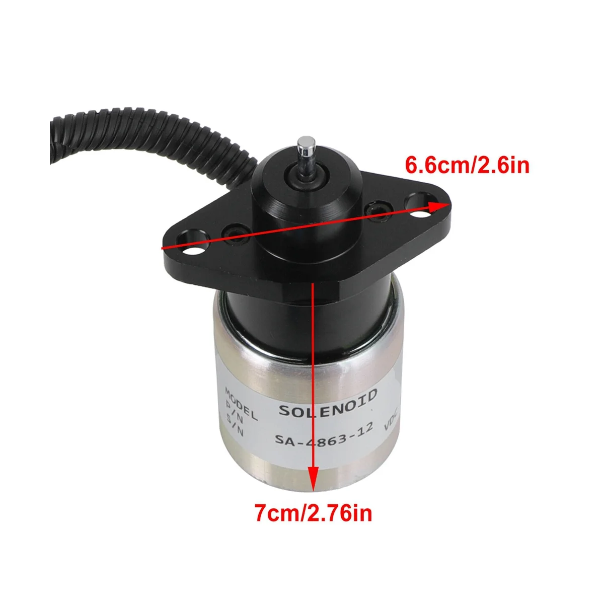 12 В стопорный электромагнитный привод 0175-12A5C9S Sa-4863 для двигателя Woodward Kubota