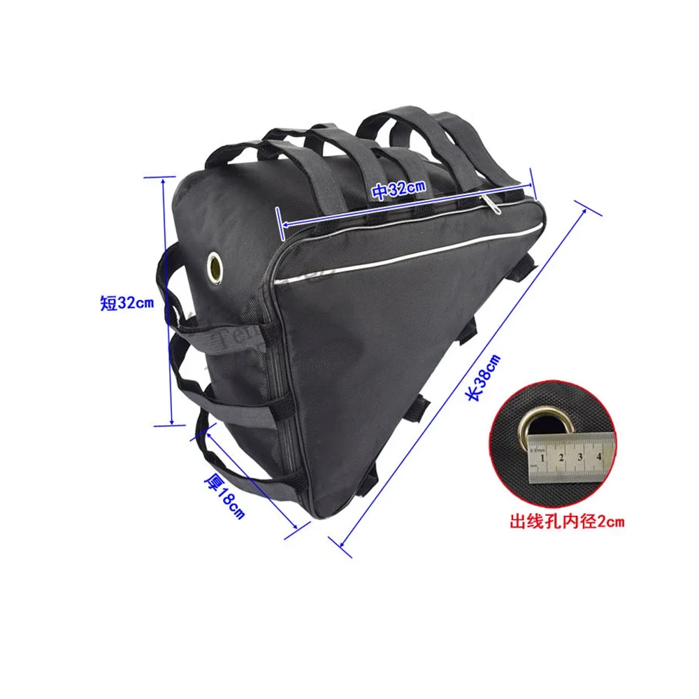 38 см x 32 сумка для аккумулятора горного велосипеда треугольная хранения MTB