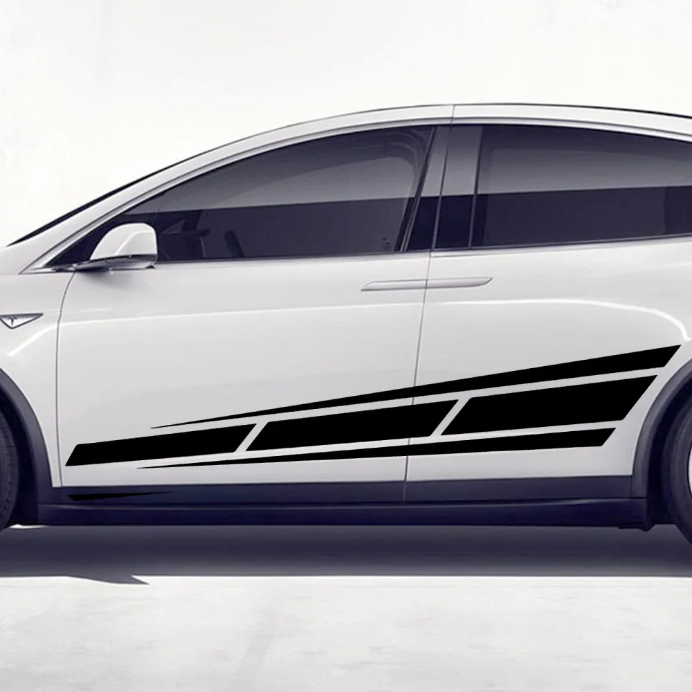 

Cartoon Long Side Stripes Auto Stickers On The Car Car Body Window Auto Decoration Car Styling Stickers And Decals For Suv
