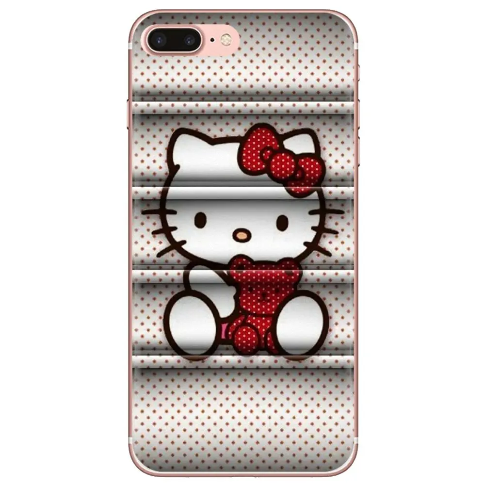 Чехол с рисунком hello Kitty для Samsung Galaxy Note 3 4 5 8 9 S3 S4 S5 Mini S6 S7 Edge S8 S9 S10 Plus - купить по