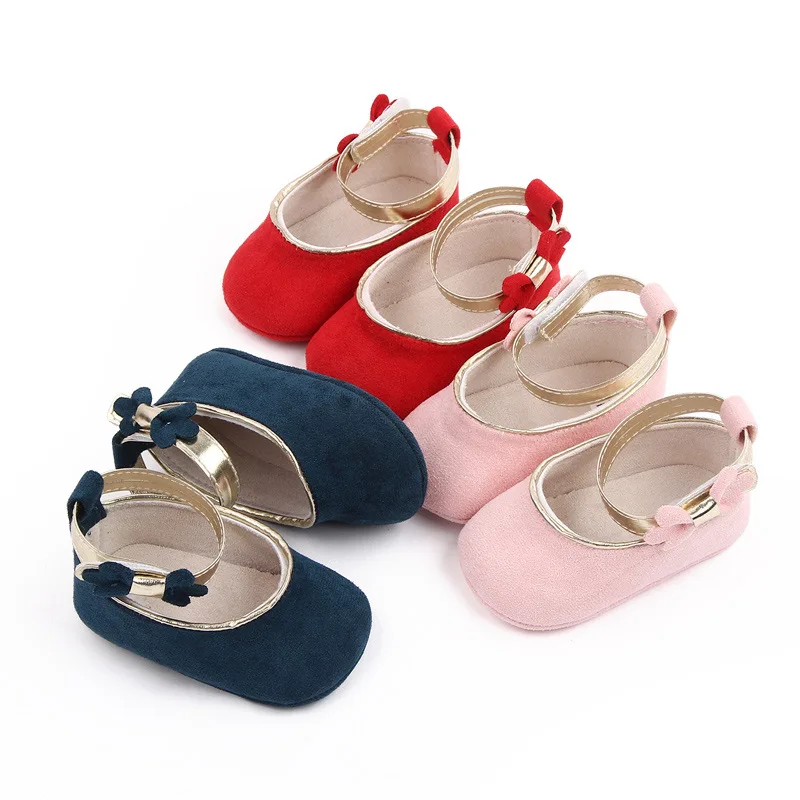 

Newborn baby girl shoes suede upper cotton sole fashion princess shoes for baby girl toddler girl crib shoes zapatos bebe