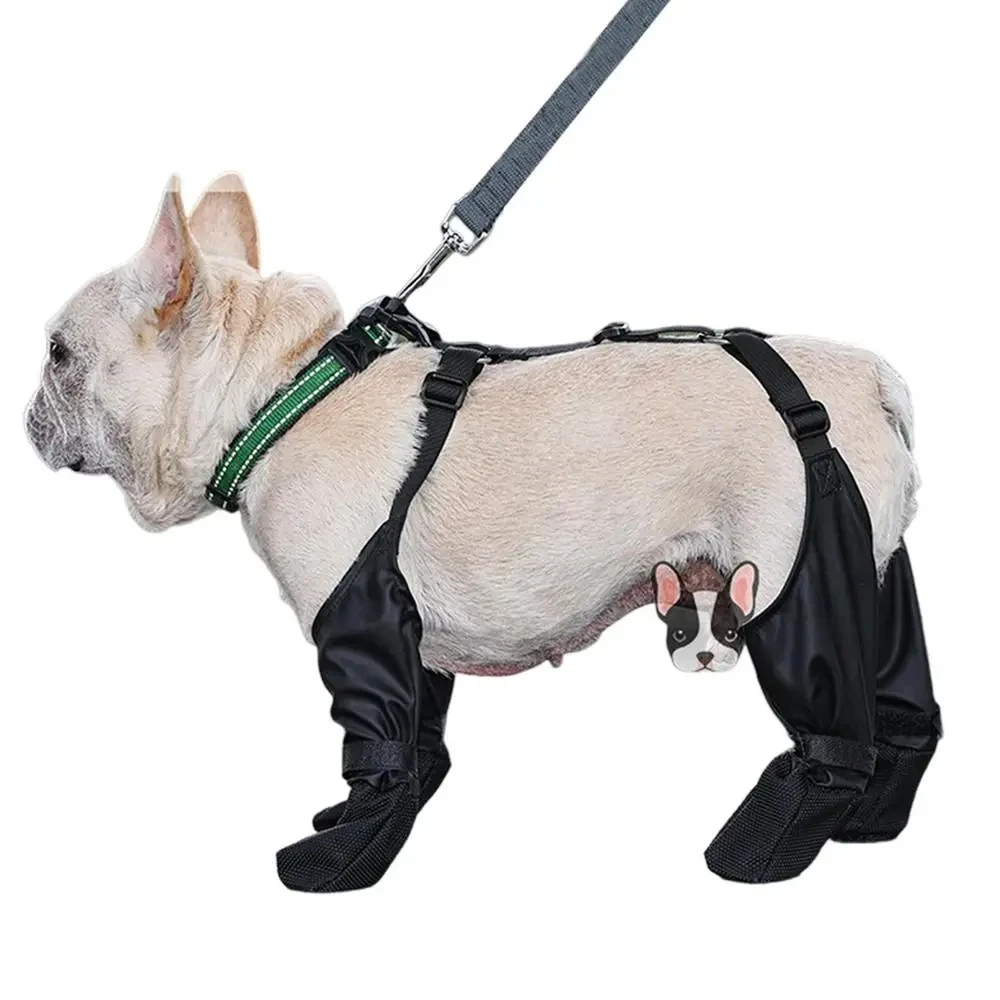 

Adjustable Waterproof Dog Shoes Dog Boots Pet Breathbale Shoes for Outdoor Walking French Bulldog Shoes Pet Paws Protector