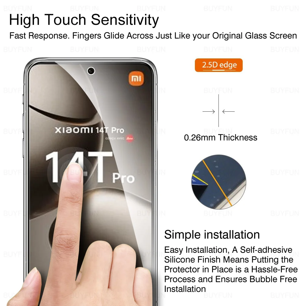 8to1 для Xiaomi 14 T Pro 5G закаленное стекло защитные экраны Xiaomi14T Mi14TPro T14 Xiaomy14TPro HD пленка