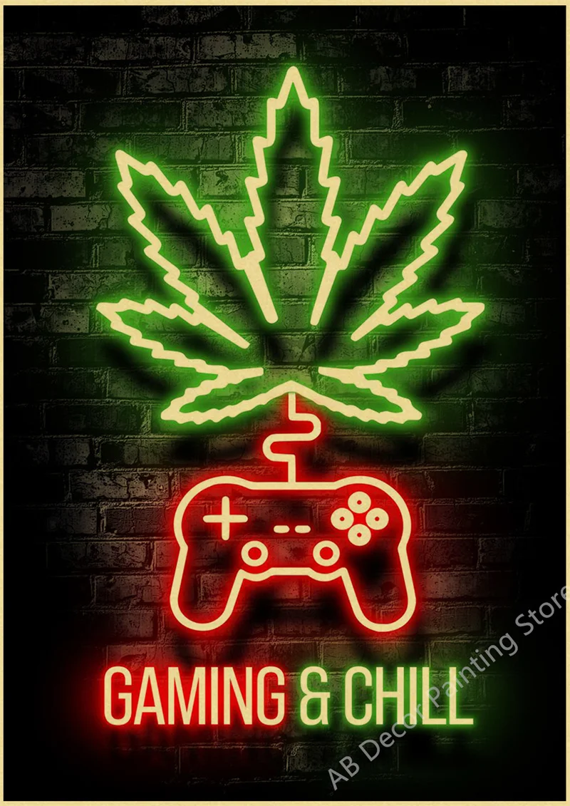 

Ретро игровые плакаты на крафт-бумаге А4/А3