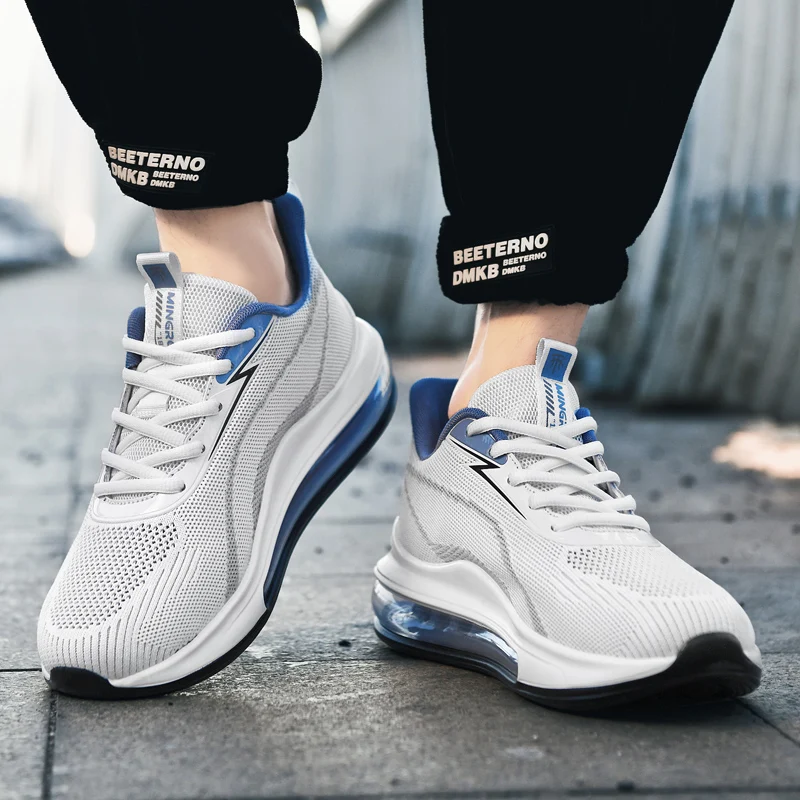 Men's Comfortable Breathable Casual Sneakers Adult Teenagers Outdoor Running Shoes Walking Shoes School Sports Shoes 39-45