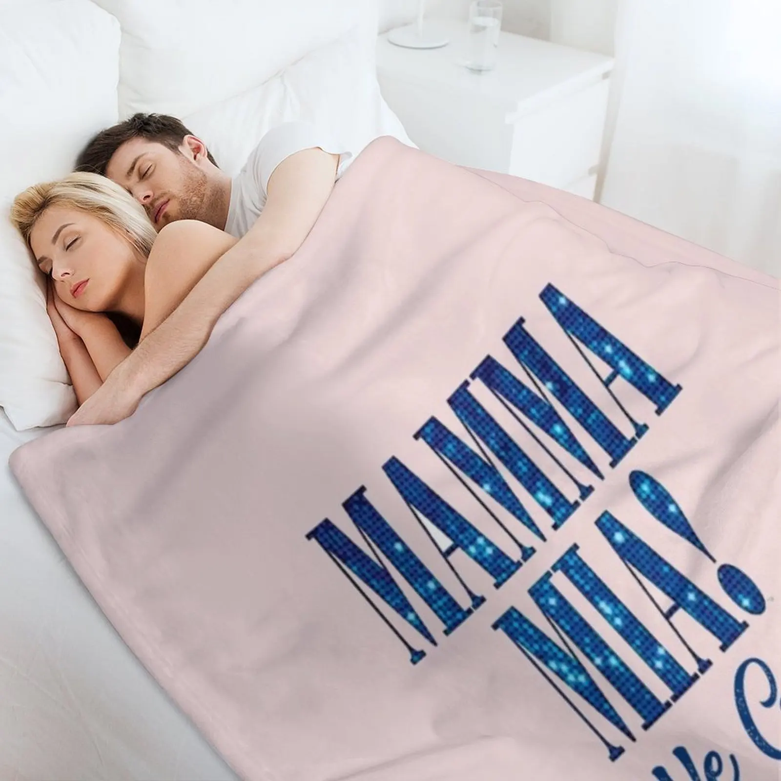 Одеяло Mama Mia Mamma Here We Go Again очень большое одеяло милые клетчатые одеяла