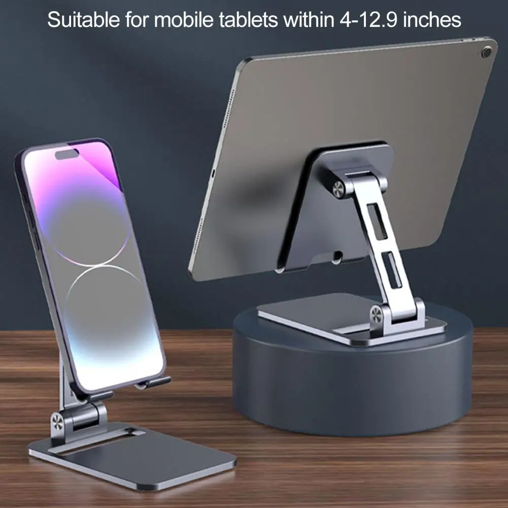 

Подставка для сотового телефона, Компактный регулируемый угол, алюминиевый сплав, настольный держатель для планшета, кронштейн для телефон...