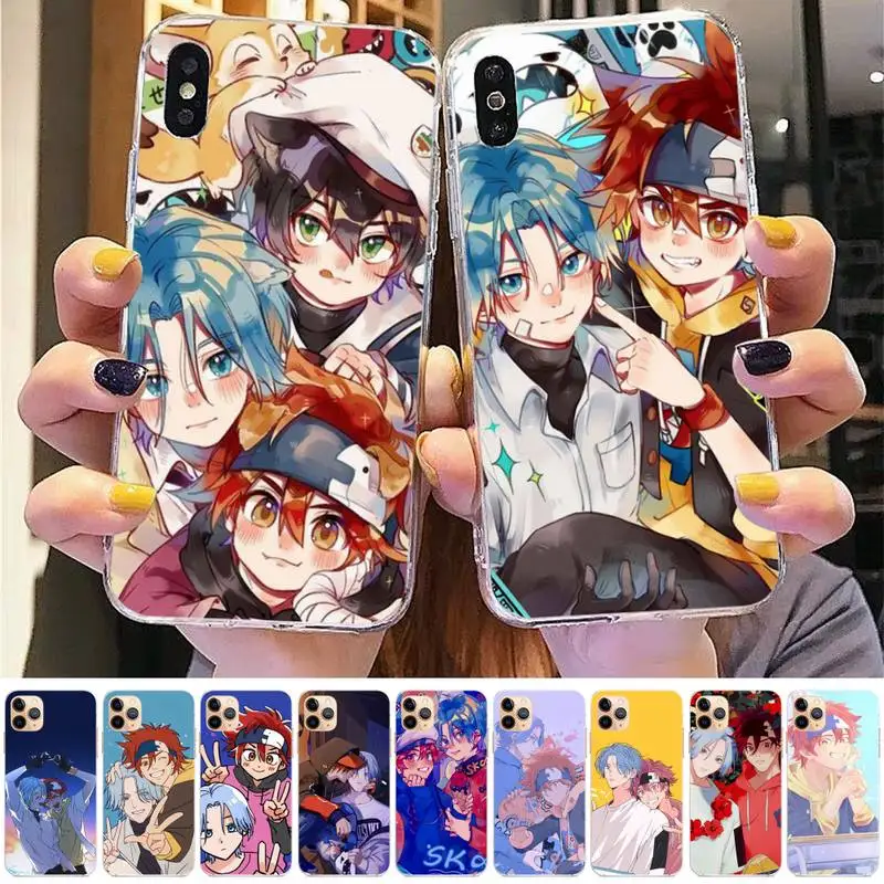 

TOPLBPCS Cute Anime Sk8 The Infinity Phone Case for iPhone 11 12 13 mini pro XS MAX 8 7 6 6S Plus X 5S SE 2020 XR cover