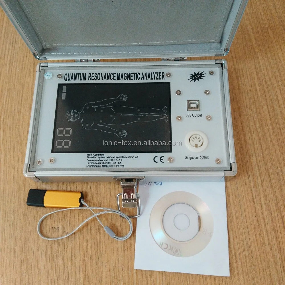 

Latest upgraded resonance magnetic body health analyzer with 43 reports