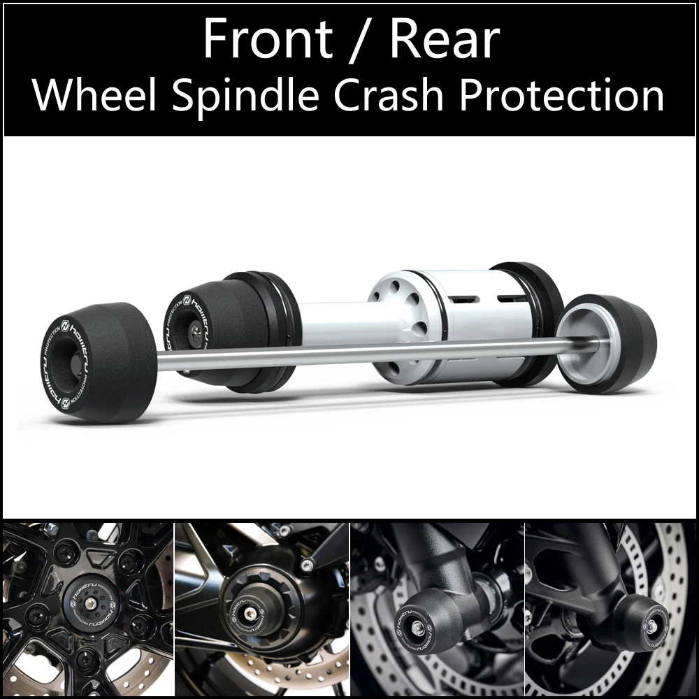 

Rear Front Axle Fork Crash Slider For BMW R nineT /Pure /Racer /Scrambler /Urban GS 2017-2023 Motorcycle Wheel Spindle Protector