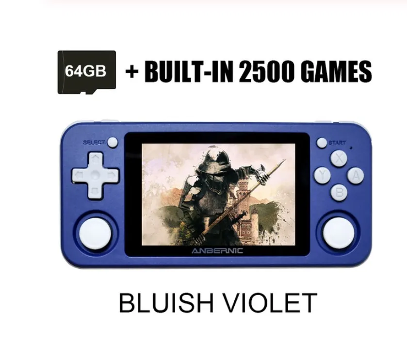 

Консоль игровая ANBERNIC в ретро-стиле, 3,5 дюйма, RK3326, 4 ядра, 64 ГБ, Wi-Fi