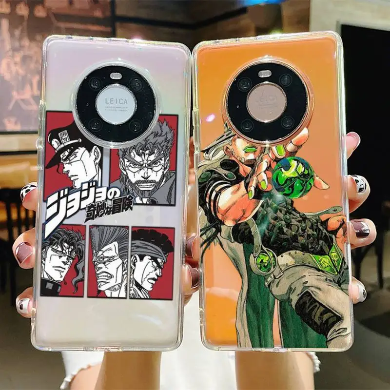 

FHNBLJ Anime JoJos Bizarre Adventure Phone Case for Samsung S20 ULTRA S30 for Redmi 8 for Xiaomi Note10 for Huawei Y6 Y5 cover