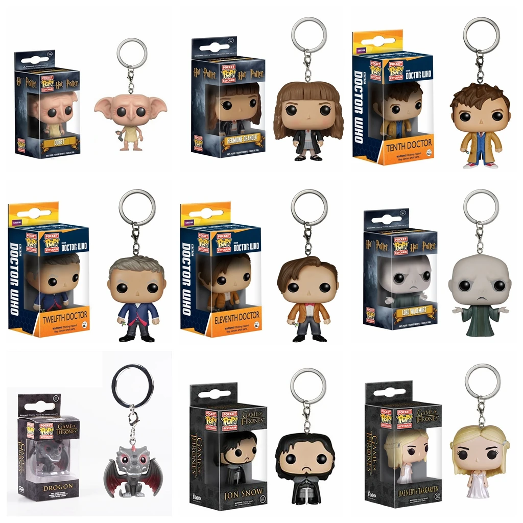 Игрушка-брелок FUNKO POP Доктор Кто гермион Добби Снейп Рон гинни Уизли Волдеморт