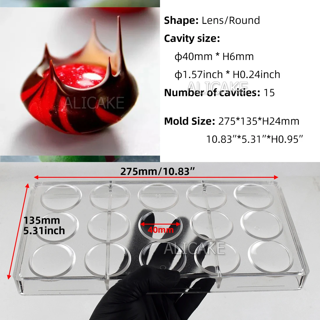 

Форма Для Шоколада В Форме Вулкана С 15 Ячейками