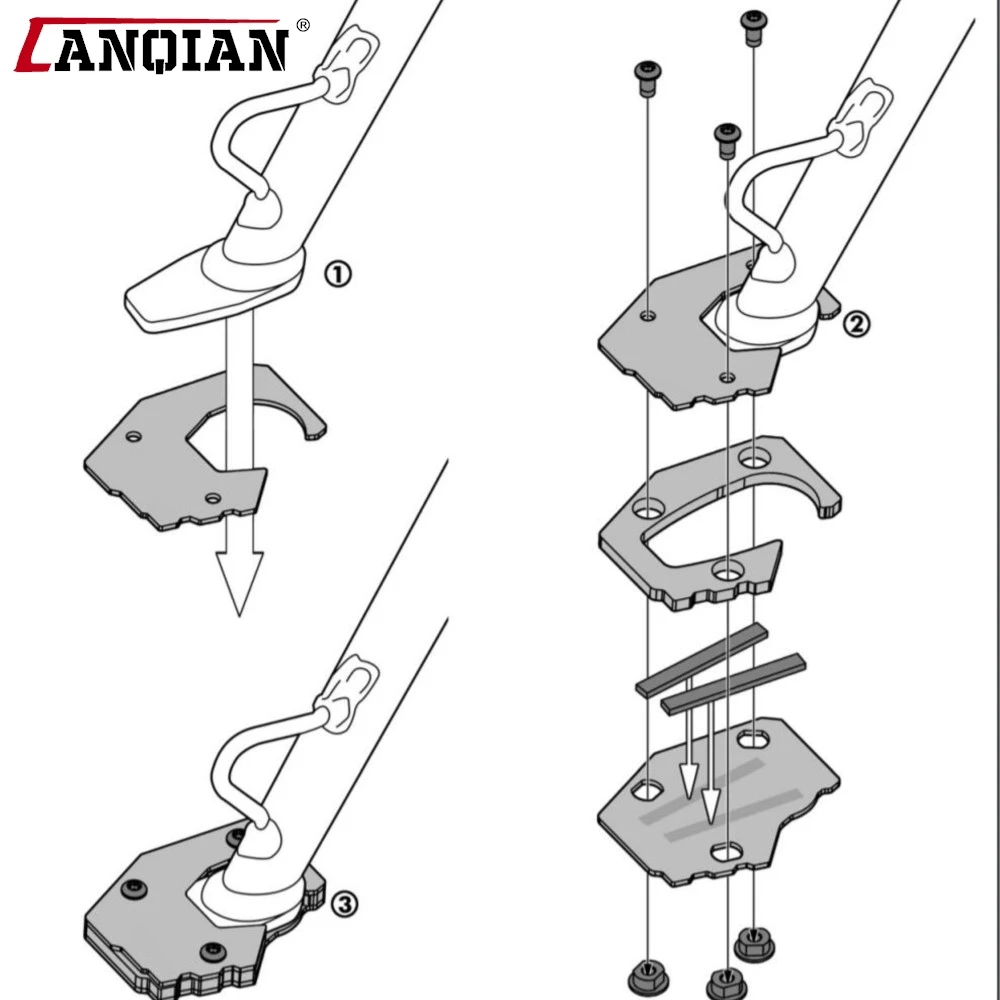 Для 690 LC4 EnduroR SMC R 790 890 Adventure S 2021-2022 2023 аксессуары для мотоциклов боковая подставка