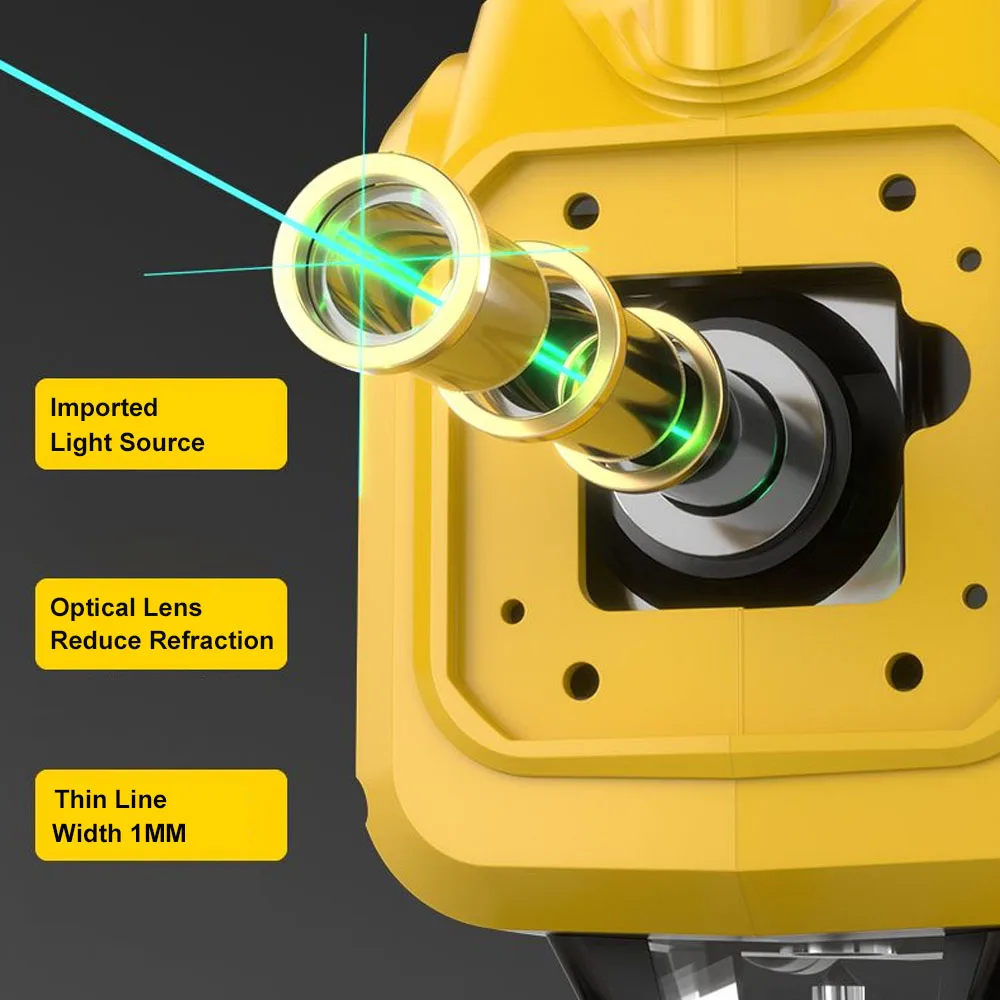 Лазерный уровень 4D/3D самонивелирующийся