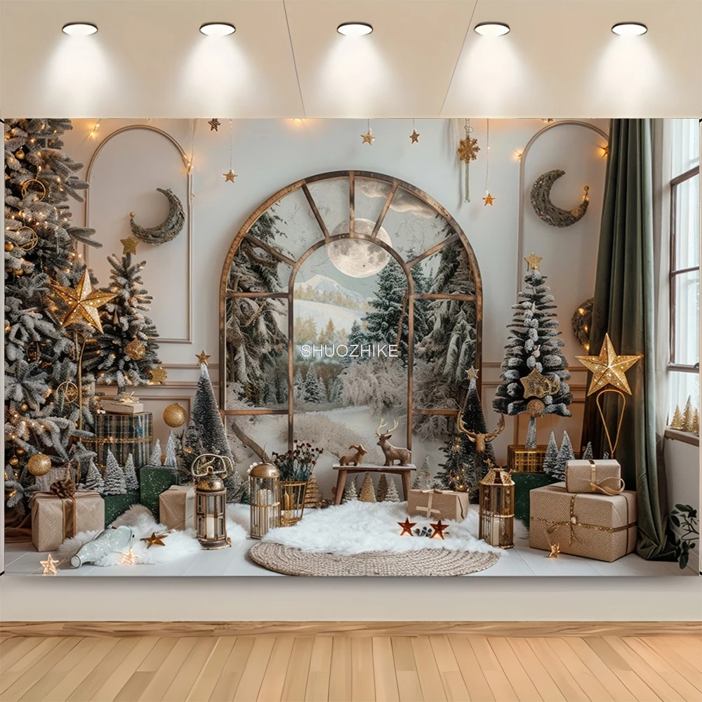 Рождественский фон для фотосъемки ZHISUXI