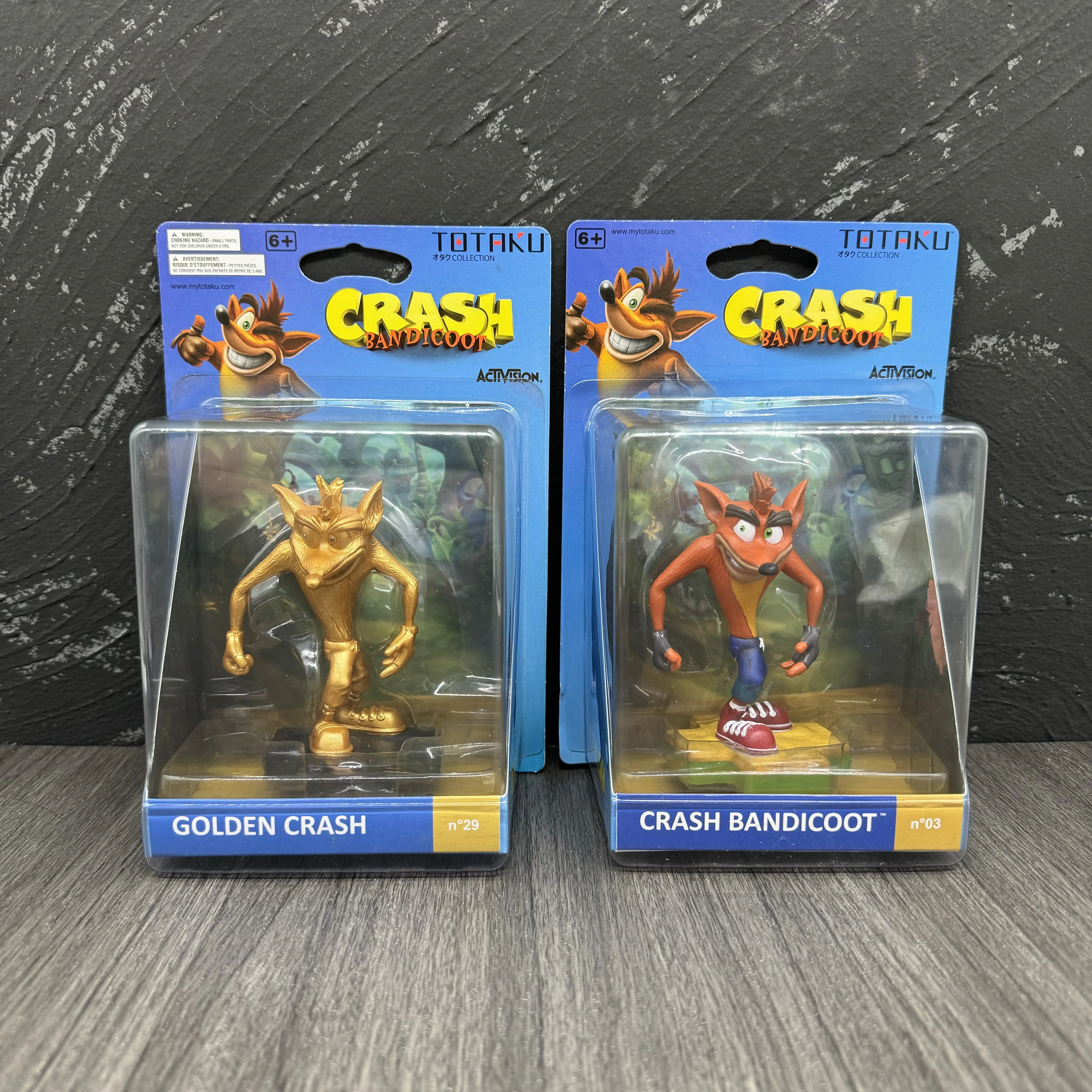 Фото Аварийная фигурка Bandicoot, модель Totaku, игрушки для детей и взрослых, коллекционный подарок, оригинальный цвет, золото, 10 см №3