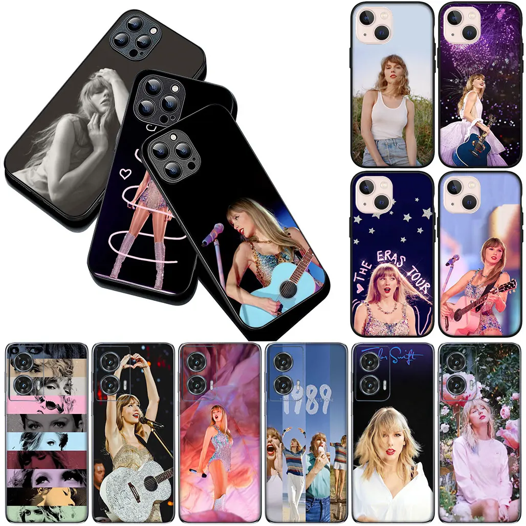 Гибкий чехол с плакатом T-Taylors TS S-Swifts для Apple iPhone 15 12 13 Mini 14 Pro Max 11 XR 16E ProMax телефона