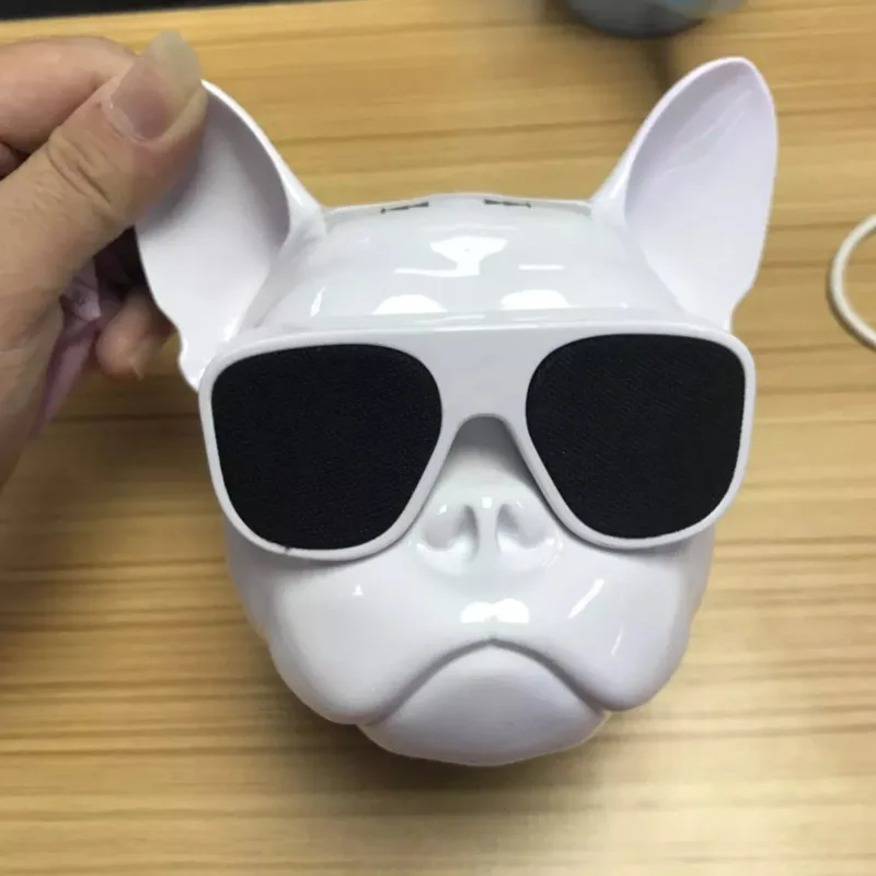 Крутая Bluetooth-Колонка в виде Головы Бульдога Беспроводная Hi-Fi-колонка с басами для