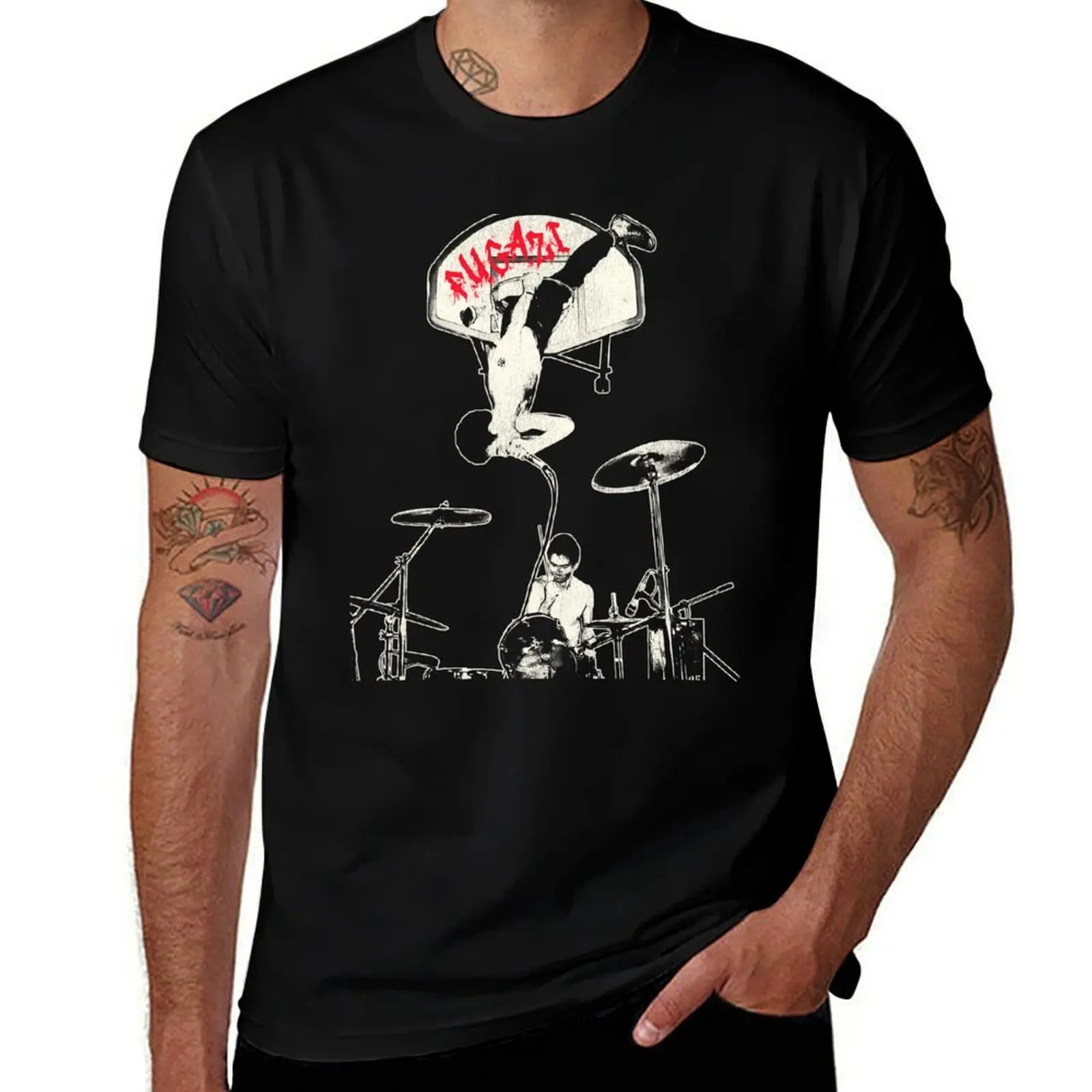Фото Футболка Fugazi Hang Time, мягкий эластичный топ с короткими рукавами №1