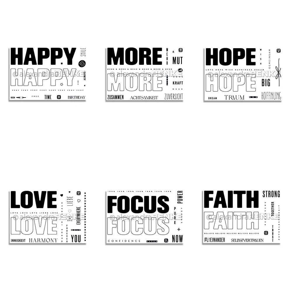 

Новое поступление, прозрачные штампы с поздравлением на английском языке, штампы без вырезов для бумажной карты, зеркальные тисненые штамп...