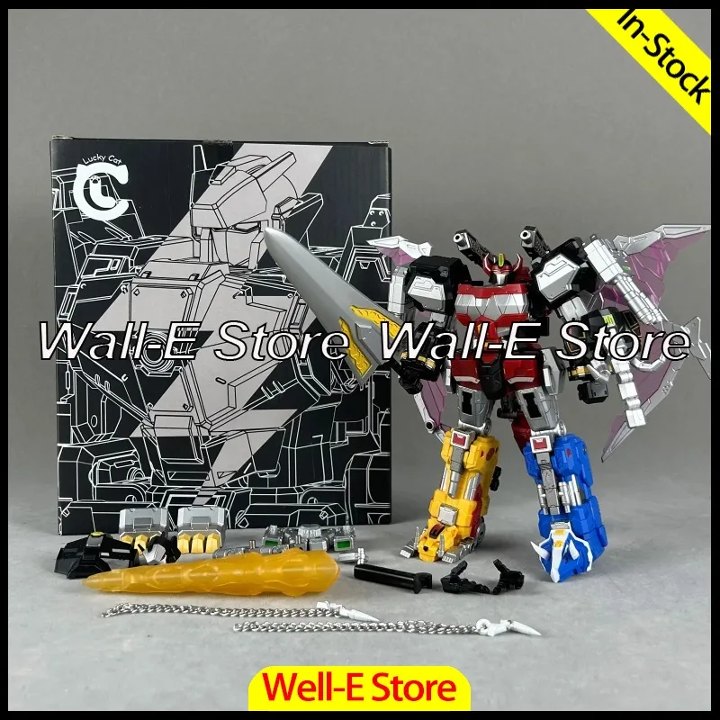 Фото В наличии: Фигурка Lucky Cat Megazord MICRO COSMOS MC03 MC-03 Dragon Caesar Mighty Morphin Power TEAM, аниме-фигурка, игрушка №2
