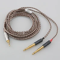 hifi 2 5mm 3 5mm 4 4mm balanced 8 cores braided headphone replacement upgrade cable for meze 99 classics
