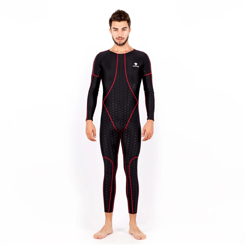 UPF50+Full Body UV Protection Back Zipper Quick Dry Diving Suit For Adults Wetsuit Rashguard Surfing Professional Beach SwimWear