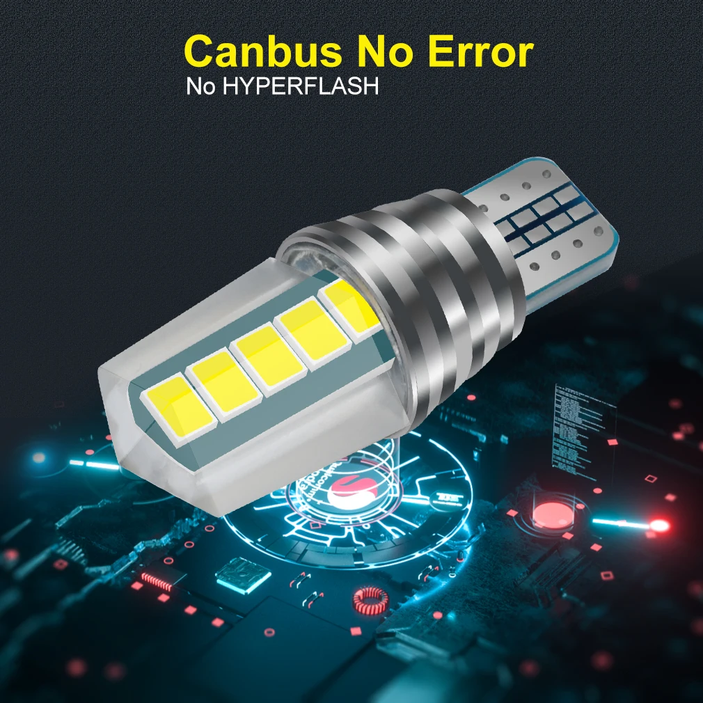Светодиодные лампы T15 W16W 921 912 T16 902 2 шт. чипы WY16W 2835 Лампы Canbus без ошибок высокой