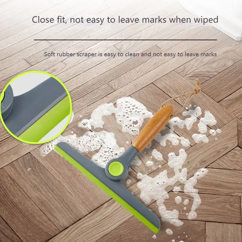 Стеклоочиститель с деревянной ручкой бытовой очиститель стекла для удаления