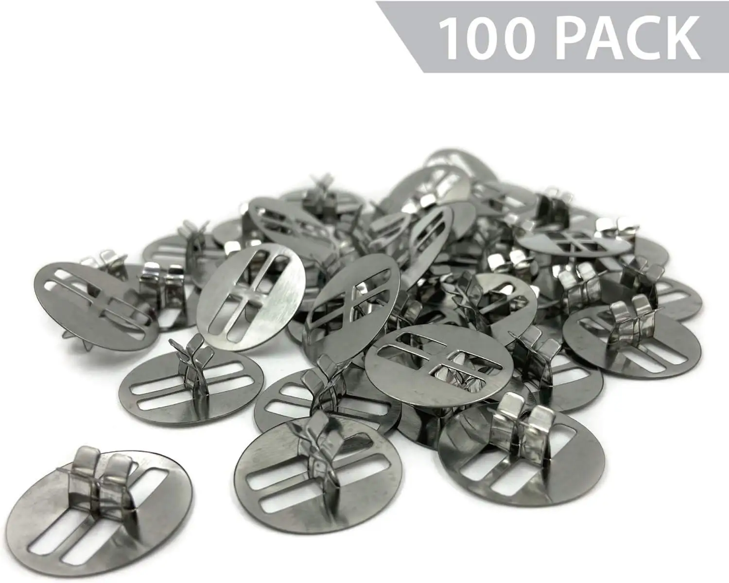 

100pcs Wood Core Candle Core Fixing Base Lamp Core Holder Cross Candle Core Base Iron Chip Lamp Core Base Candle Acessories