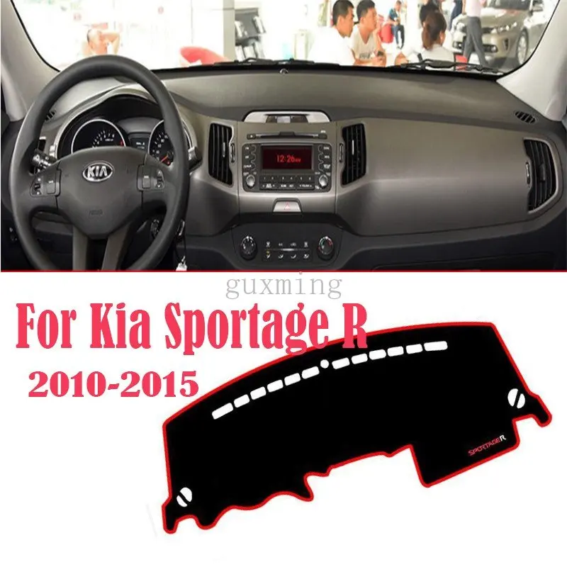 

For Kia Sportage 3 2010 2011 2012 2013 2014 2015 Car Dashboard Covers Avoid Light Pad Sun Shade Anti-UV Carpets Mat Accessories