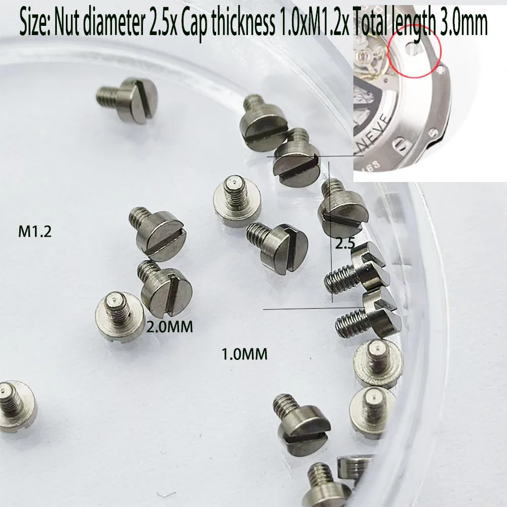 Винты задней крышки аксессуаров для часов подходят винта ремня H. UBLOT E.xplosion 2 5 мм.