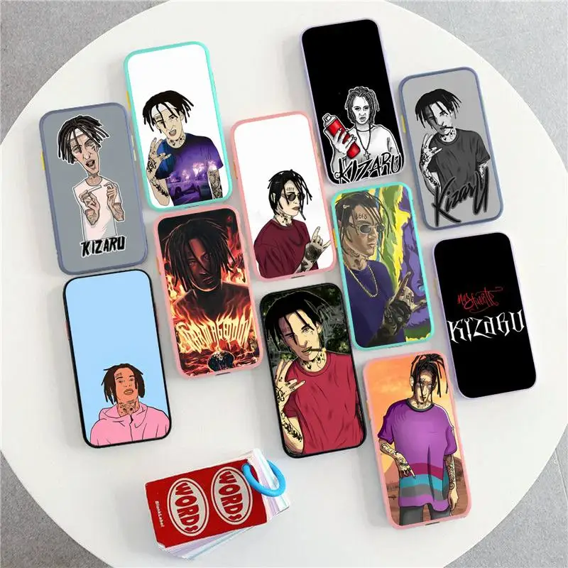 

Kizaru Rapper Russia Phone Case for iPhone X XR XS 7 8 Plus 11 12 13 pro MAX 13mini Translucent Matte Case