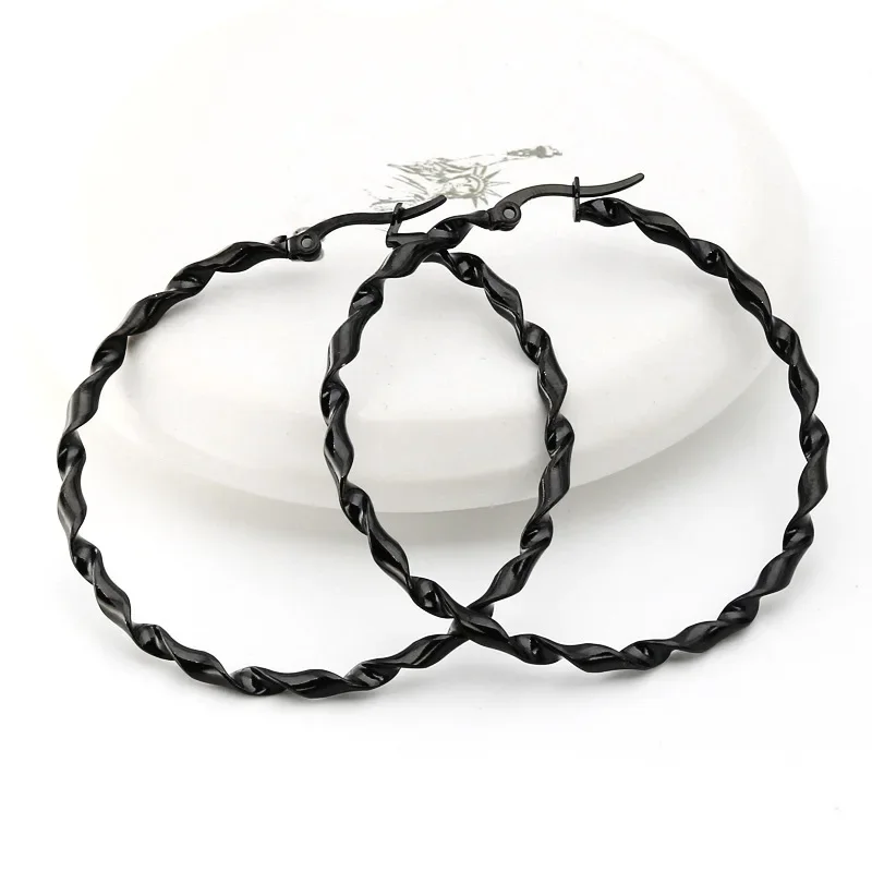 Showfay панк серьги-кольца из нержавеющей стали набор для мужчин и женщин Готический