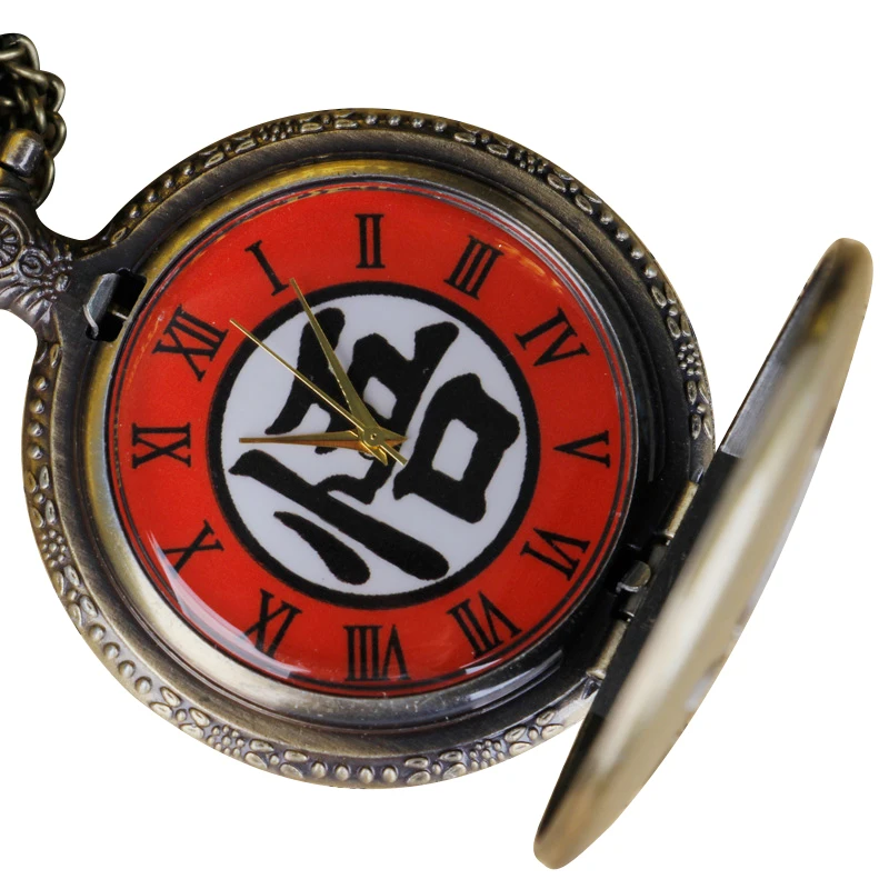 20pc Chinese Style Children's Animation Series Quartz Pocket Watches Necklace Personality Creative Pendant With Chain Clock