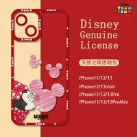 disney licensed minnie phone cases for iphone 13 12 11 pro max mini xr xs max 8 x 7 se back cover