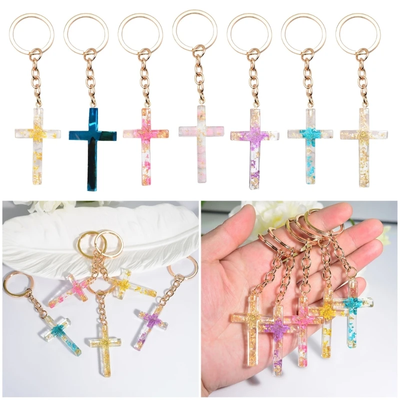 

Resin Keychain Handmade Key Ring For Women Men Bag Pendant Key Holder Gift