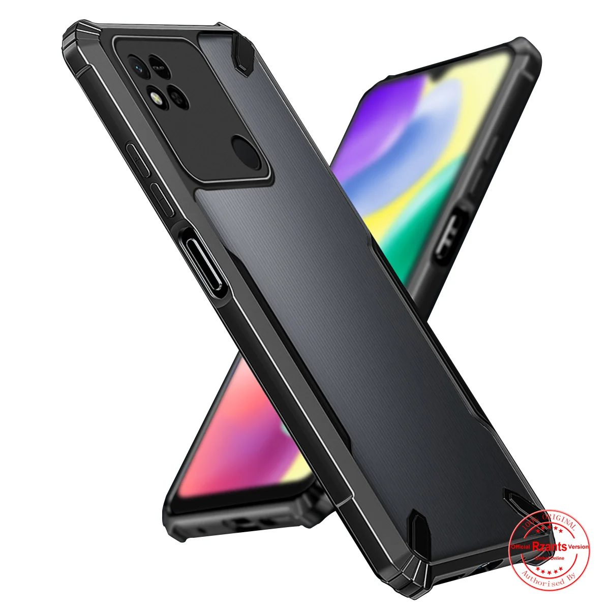 

Rzants For Xiaomi Redmi 9C 10A Poco C31 Case Hard [Bull] Shockproof Slim Crystal Clear Cover Funda Thin Casing