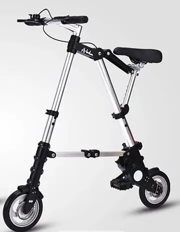 A-Bike Unisex 8 Inch Wheel Mini Ultra Light Folding Bike Subway Transit Vehicles Road Bicycle Outdoor Sports Bicicleta |