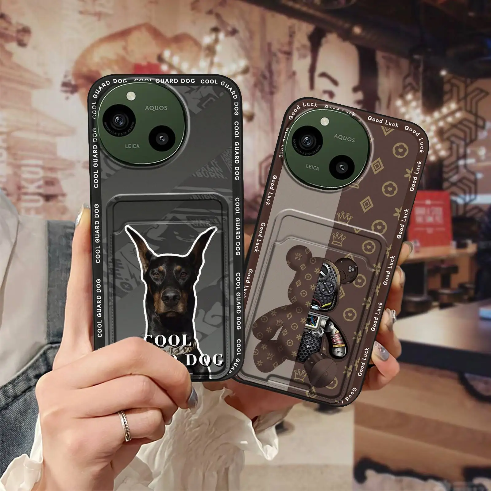 Защитный чехол-накладка для телефона Sharp Aquos R9/SH-51E мягкий чехол с милым мультяшным