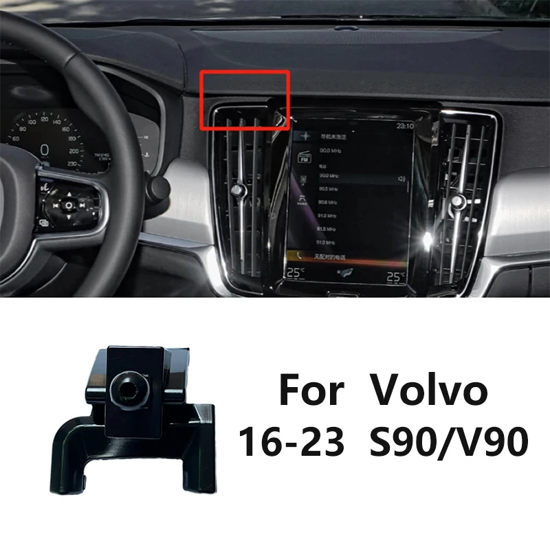 

Для Volvo XC40 S60-V60 2020 2021 2022 2023, XC60 2018 2019-2023, S90-V90 2016 2017-23 Автомобильный специальный держатель для телефона, кронштейн, основание