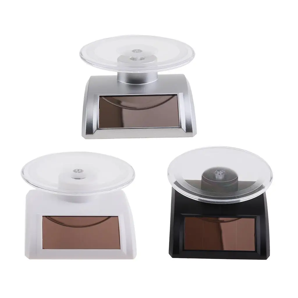 Черно-белая Вращающаяся Подставка На Солнечной Энергии Поднос Для Ювелирных