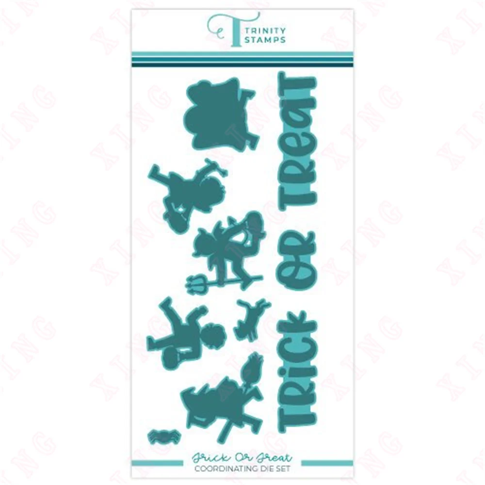 

2022 New Metal Cutting Dies Scrapbooking Paper Decoration Embossing Molds Diy Handmade Craft Blade Punch Trick or Treat Template