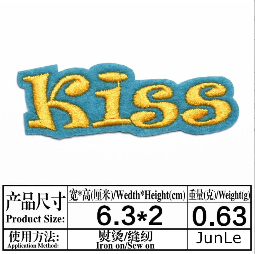 10 шт. крутые вышитые нашивки Hello Yeah Wow одежда шляпа сумка материал для ремонта