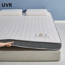 UVR 천연 라텍스 매트리스, 고탄력, 두꺼운 항균 진드기 방지 다다미, 가족 더블 침대에 적합, 풀 사이즈