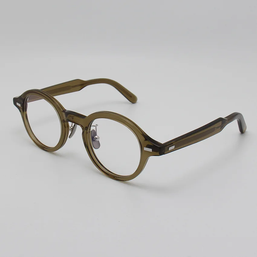 Очки в японском винтажном стиле для мужчин и женщин аксессуар круглой оправе из