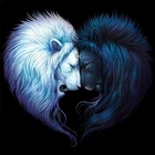 Алмазные картины 5D с изображением животных, черно-белых Львов, наборы для вышивки крестиком, мозаика, искусство стразы, домашний декор, сделай сам